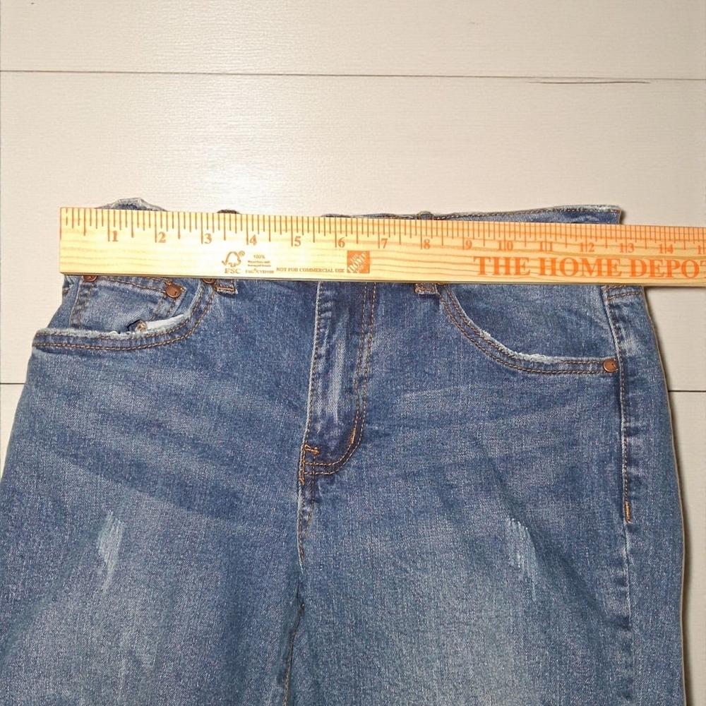 SALE!!! Tobi Denim Blue Denim Great Condition Distressed/Destroyed Jeans Sz. 26 - Picture 9 of 12